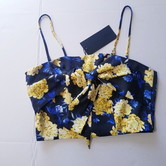 🌸 NEW Kendall + Kylie | Floral Tie Front‎ Cami, S - Picture 16 of 16